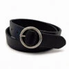 La Ceinture En Cuir Classique Avec Boucle Ronde Pleine