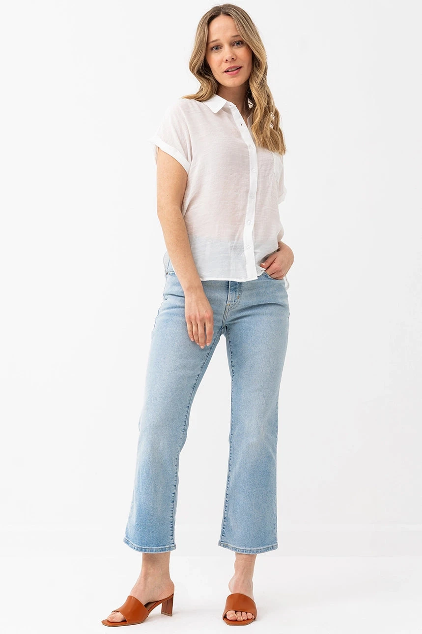 Le Jeans Bottillon Délavé | Modèle Kick Boot 5 Le Jeans Bottillon Délavé | Modèle Kick Boot – Image 5