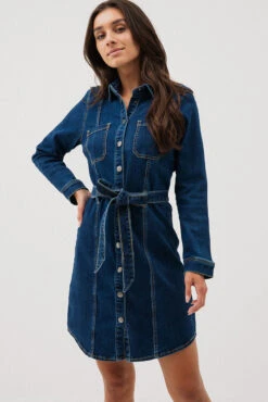 La Robe En Denim Col Chemisier -Mode Femme Homme product 014A07301 235 729ba715 8624 4a82 80bf 13b1776247d2