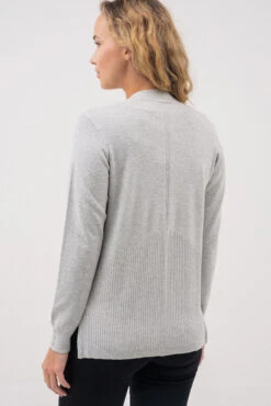 Le Cardigan Gris En Tricot Léger -Mode Femme Homme product 015A01204 95 5