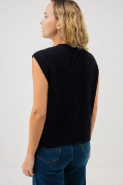 La Veste Sans Manches En Tricot 11 La Veste Sans Manches En Tricot -Mode Femme Homme product 015A03203 632 3