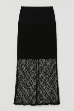 La Jupe Noire En Dentelle Raschel -Mode Femme Homme product 015A04704 172 2