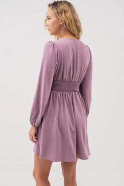 La Robe Lavande Cintrée à La Taille -Mode Femme Homme product 015A07216 132 3