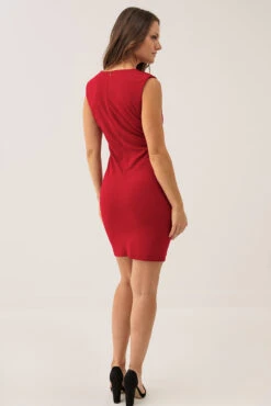 La Robe Avec Fronces à L'épaule Et à La Taille 12 La Robe Avec Fronces à L'épaule Et à La Taille -Mode Femme Homme product 015A07402 221 3