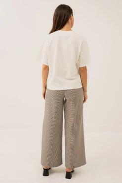 Le Pantalon Pied De Poule Brun -Mode Femme Homme product 015A10807 56 4