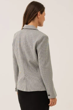 Le Blazer En Pied De Poule Noir -Mode Femme Homme product 015A11402 172 4