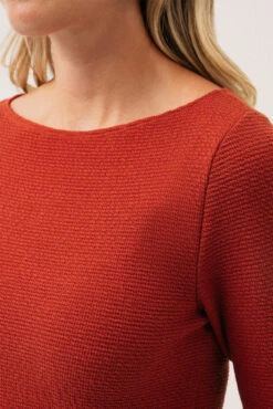 Le T-shirt Manches Longues En Tricot Texturé 6 Le T-shirt Manches Longues En Tricot Texturé -Mode Femme Homme product 015A13309 504 3