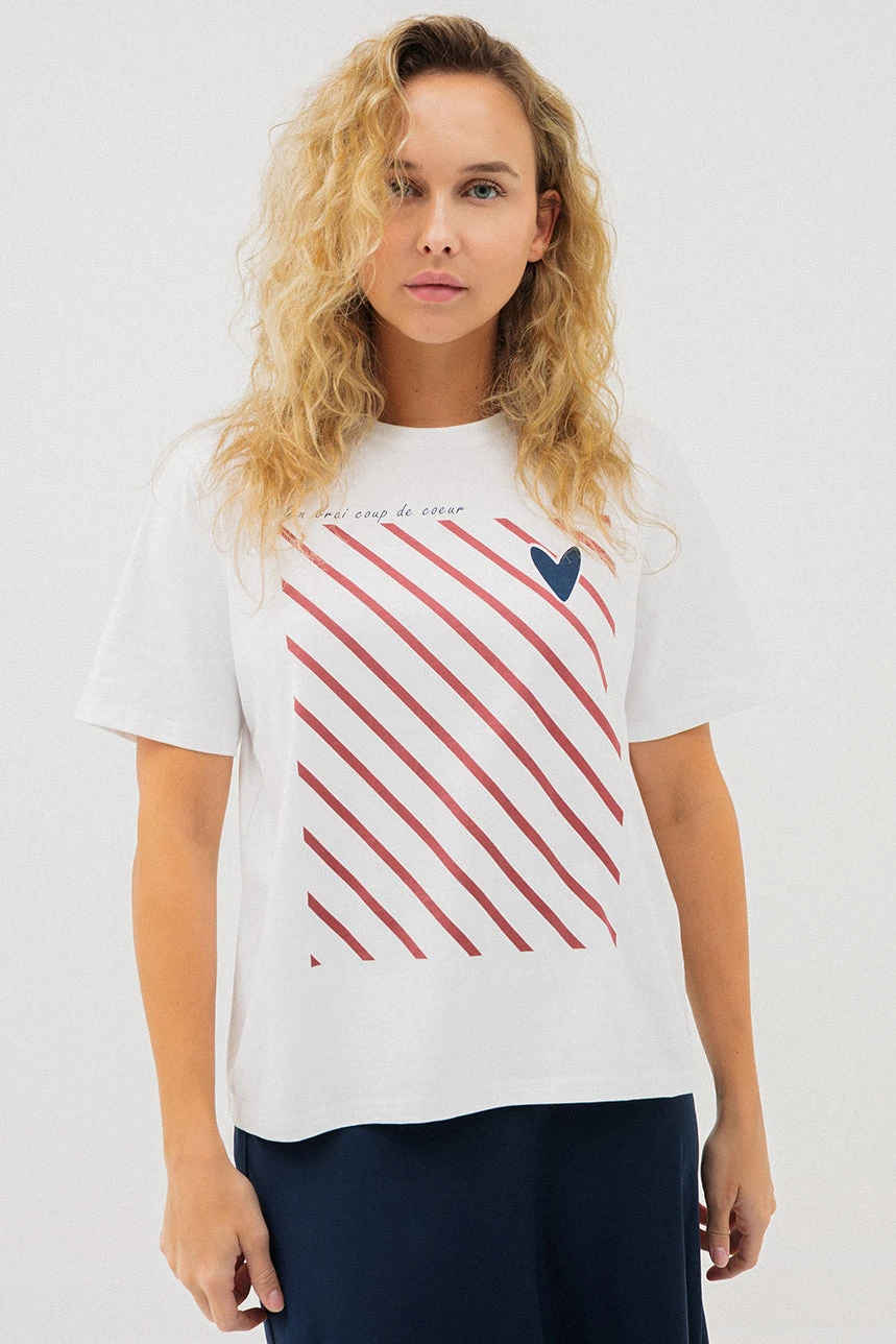 Le T-shirt “Boxy” Imprimé 1 Le T-shirt “Boxy” Imprimé