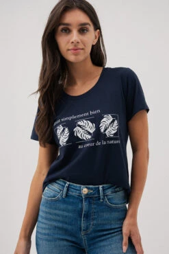 Le T-shirt Droit Imprimé -Mode Femme Homme product 015A13514 142 2