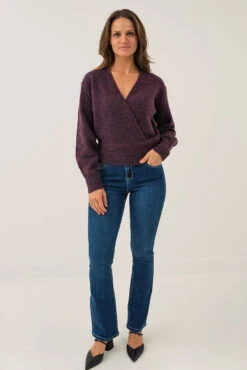 Le Chandail En Tricot Cache-cœur 5 Le Chandail En Tricot Cache-cœur -Mode Femme Homme product 015A14704 262 3