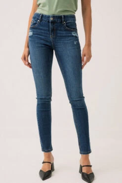 Le Jeans étroit Avec Usure Aux Poches | Modèle Sophia -Mode Femme Homme product 015A16303 022