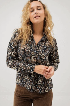 La Blouse à Motif Fleuri Inspiré Paisley -Mode Femme Homme product 015A17206 9 3