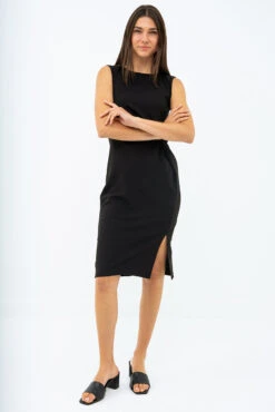 La Robe Midi Nœud à La Taille -Mode Femme Homme product 015P07224 172 2