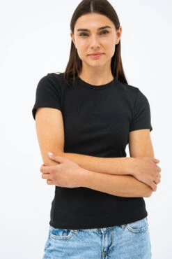 Le T-shirt Côtelé Uni -Mode Femme Homme product 015P13550 172