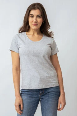 Le T-shirt Basique Col Rond -Mode Femme Homme product 015P13603 703