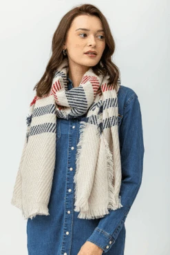 L’écharpe Unie Accent De Couleur