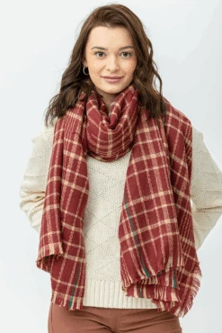 L’écharpe à Carreaux Accent Vert -Mode Femme Homme product 033A34B03 466 f1da19a3 0896 4eb9 95ef 3e7e3e43deff