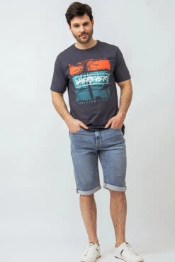 Le T-shirt Imprimé « Wherever » -Mode Femme Homme product 045P53T01 427 4