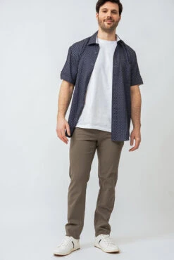 La Chemise Imprimée Ancres De Bateaux 11 La Chemise Imprimée Ancres De Bateaux -Mode Femme Homme product 045P54M13 142 6