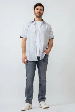 La Chemise Imprimée Petites Fleurs -Mode Femme Homme product 045P54M14 21 5