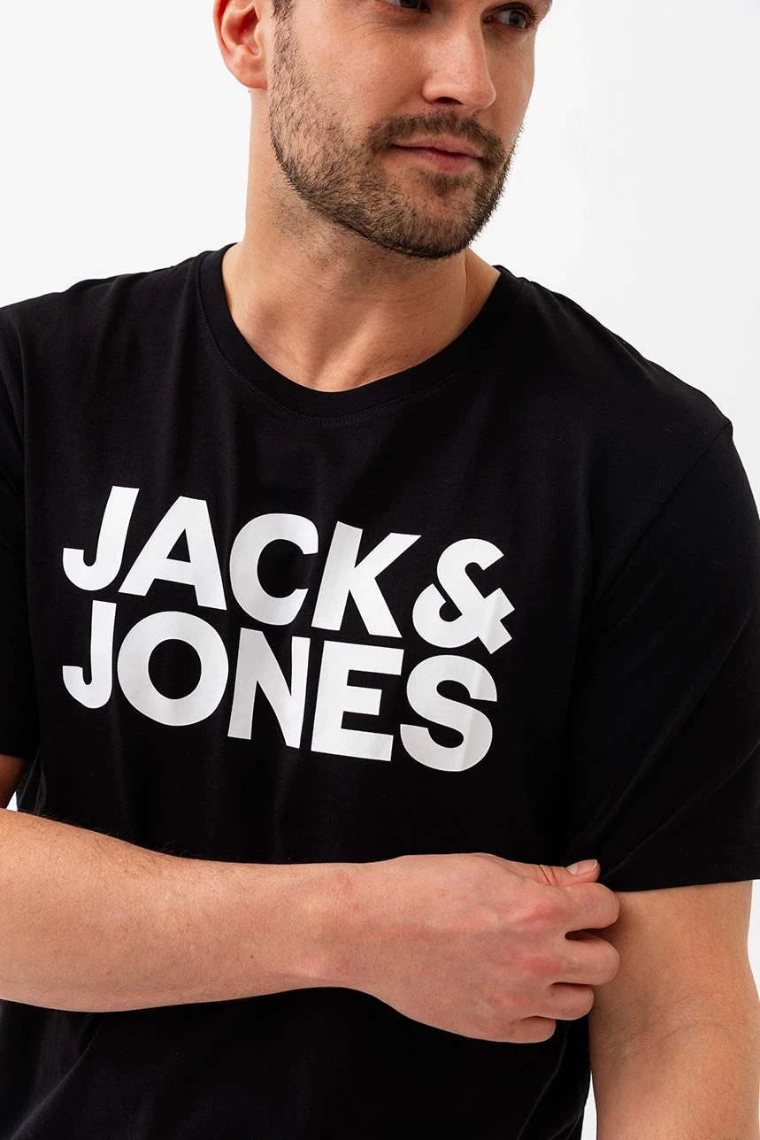 Le T-shirt Uni Logo Jack & Jones 2 Le T-shirt Uni Logo Jack & Jones â Image 2