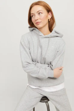 JJXX Le Chandail à Capuche Gris