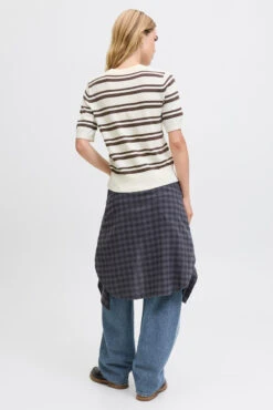 JJXX Le Chandail En Tricot Rayé à Manches Courtes -Mode Femme Homme product 12254368 38 5