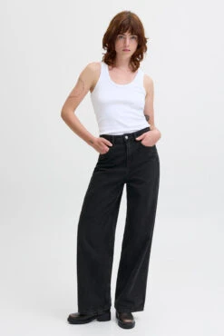 JJXX Le Jean Noir Modèle Tokyo Wide -Mode Femme Homme product 12259638 172 8