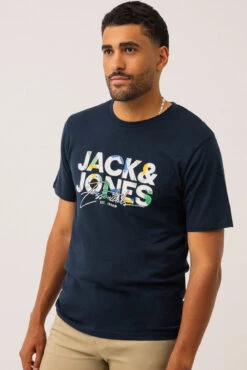 Le T-shirt Imprimé Logo Taches De Peinture Par Jack & Jones -Mode Femme Homme product 12278523 142 2