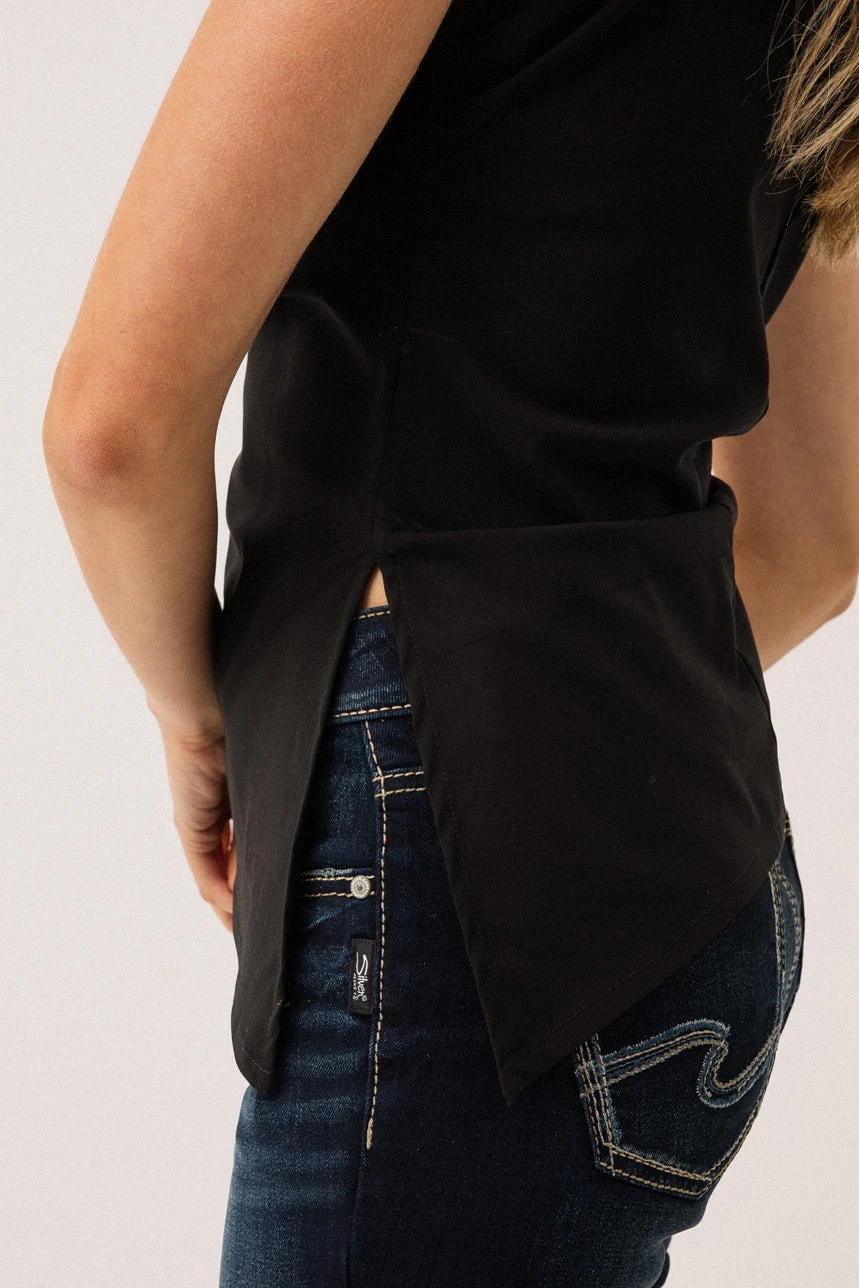 JJXX La Blouse Noire Sans Manche 4 JJXX La Blouse Noire Sans Manche – Image 4