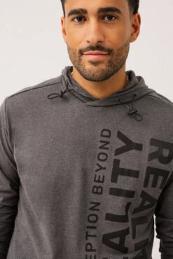 Le Chandail à Capuche Avec Empiècement Au Bas à L’avant Par Projek Raw -Mode Femme Homme product 143712 273 3