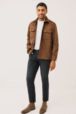 La Surchemise En Tissu Effet Suède Par Projek Raw -Mode Femme Homme product 147259 017 6