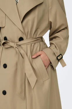 ONLY Le Manteau Trench-coat Beige -Mode Femme Homme product 15242306 759 3