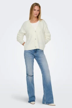 ONLY Le Cardigan En Tricot Pelucheux Avec Boutons En Bijou -Mode Femme Homme product 15259564 113 6