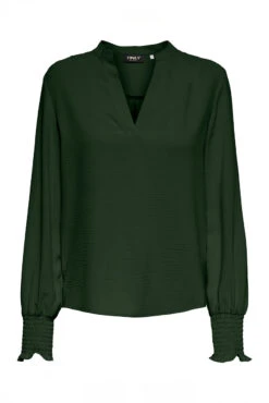 ONLY La Blouse En Crêpe Avec Col En V 21 ONLY La Blouse En Crêpe Avec Col En V -Mode Femme Homme product 15284309 253 4