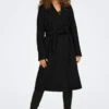 ONLY Le Manteau Noir En Lainage