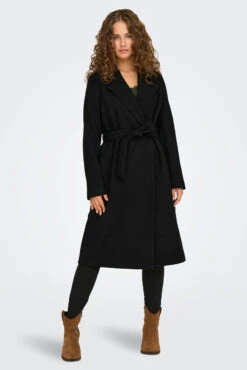 ONLY Le Manteau Noir En Lainage