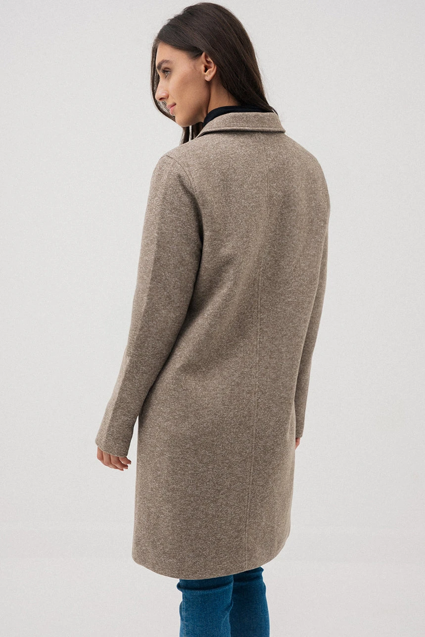 Le Manteau En Tissu Léger Moucheté Par ONLY 3 Le Manteau En Tissu Léger Moucheté Par ONLY – Image 3