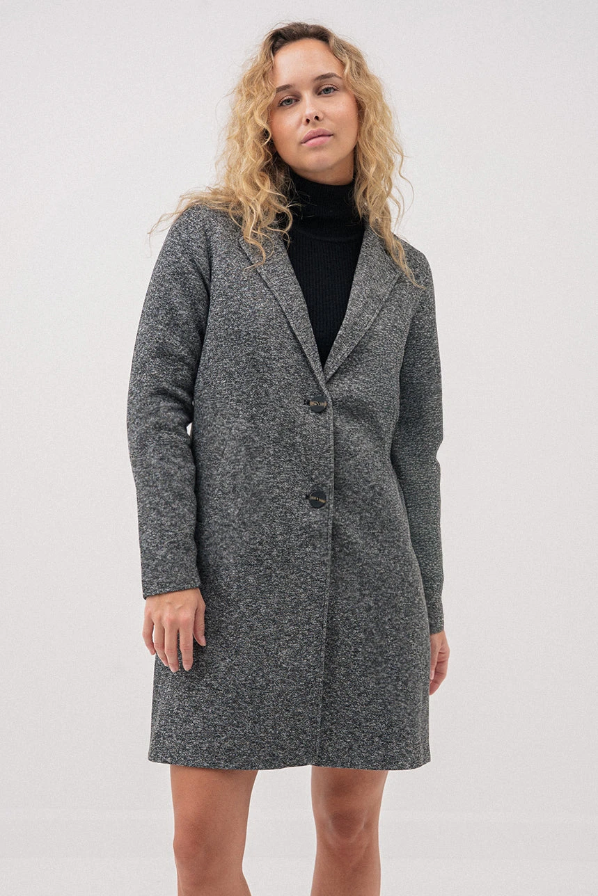 Le Manteau En Tissu Léger Moucheté Par ONLY 4 Le Manteau En Tissu Léger Moucheté Par ONLY – Image 4