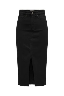 ONLY La Jupe Noire En Denim Midi -Mode Femme Homme product 15324365 172 4