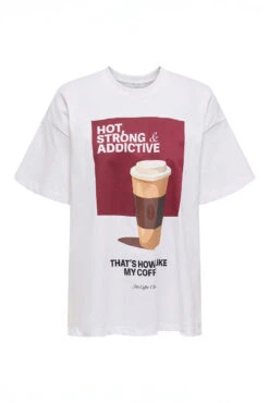 ONLY Le T-shirt Imprimé Thématique Café -Mode Femme Homme product 15346761 21