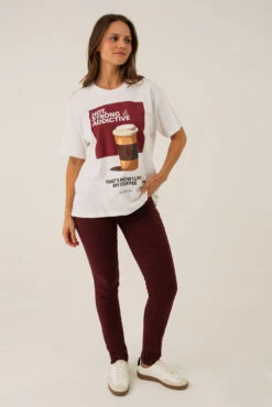 ONLY Le T-shirt Imprimé Thématique Café -Mode Femme Homme product 15346761 21 2