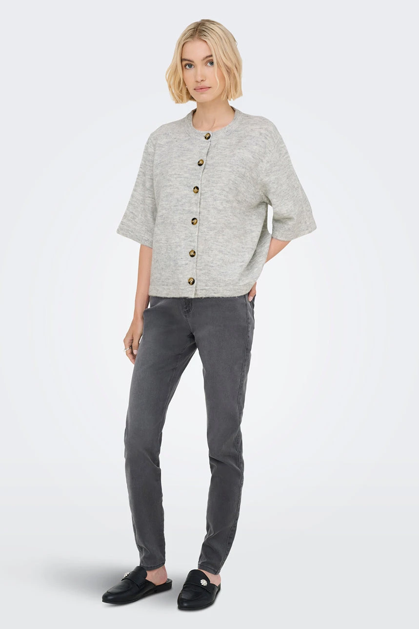 ONLY Le Cardigan En Tricot à Manches Courtes 4 ONLY Le Cardigan En Tricot à Manches Courtes – Image 4