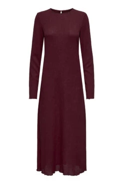 ONLY La Robe Maxi Bordeaux à Manches Longues -Mode Femme Homme product 15354159 681 5