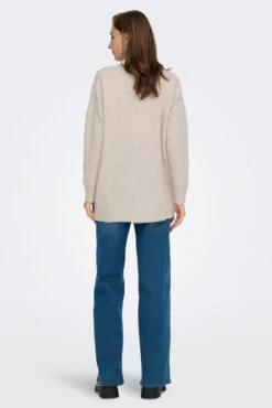 ONLY Le Cardigan Effet Mohair Beige -Mode Femme Homme product 15358567 757 4