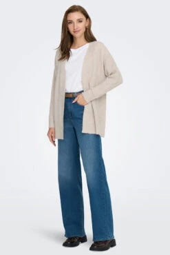 ONLY Le Cardigan Effet Mohair Beige -Mode Femme Homme product 15358567 757 6