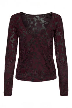 ONLY Le Chandail En Velours Motif Dentelle Réversible -Mode Femme Homme product 15360314 681 2