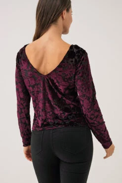 ONLY Le Chandail En Velours Motif Dentelle Réversible -Mode Femme Homme product 15360314 681 3