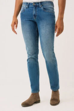 Le Jeans Bleu Medium Stonewash Lois | Modèle Peter Slim