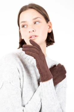 ICHI Gants Effet Suède Pour écran Tactile -Mode Femme Homme product 20117179 56 3